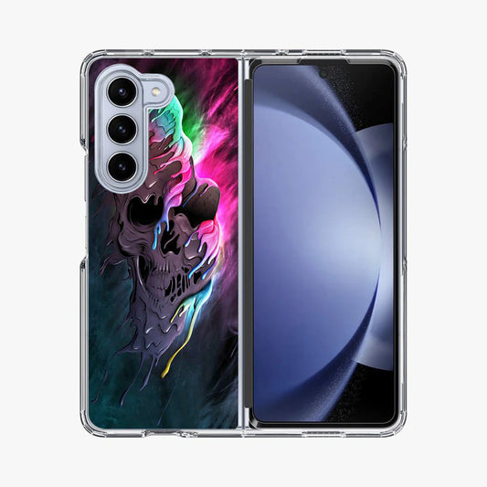 Melted Skull Samsung Galaxy Z Fold 5 Case