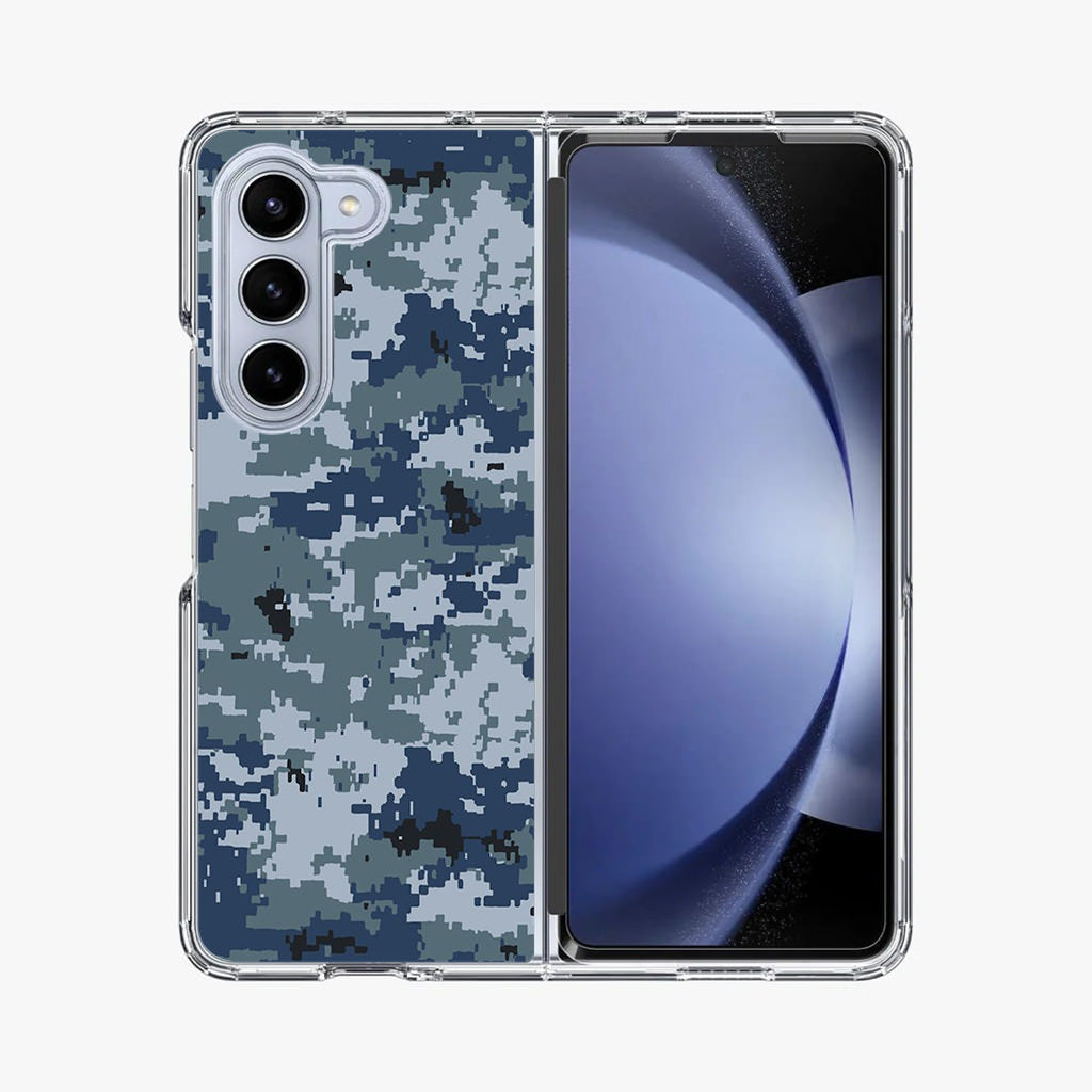 Navy Camo Samsung Galaxy Z Fold 5 Case