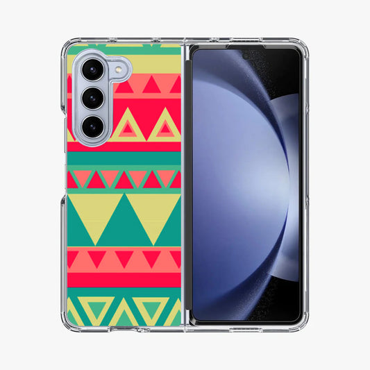 Old Aztec Pattern Samsung Galaxy Z Fold 5 Case