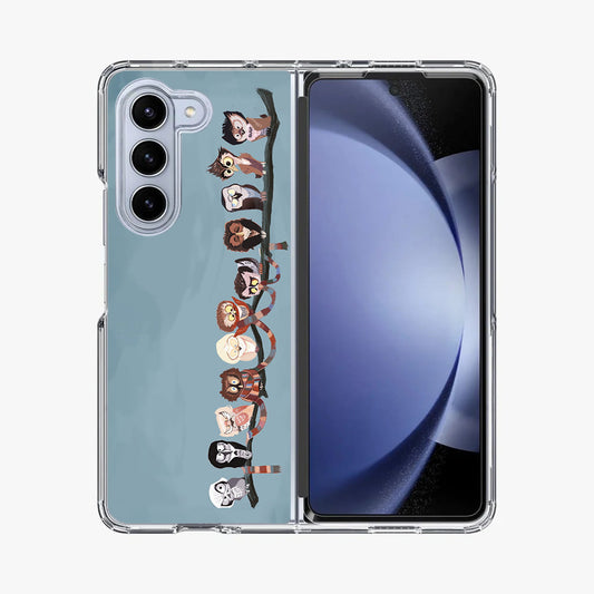 Owls on The Branch Samsung Galaxy Z Fold 5 Case