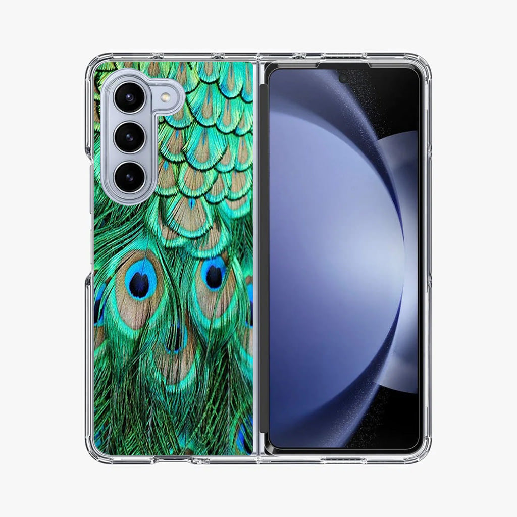 Peacock Feather Samsung Galaxy Z Fold 5 Case