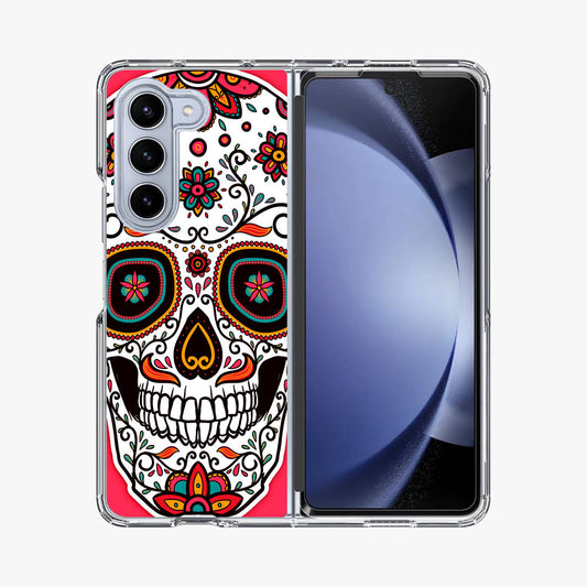 Pink Sugar Skull Samsung Galaxy Z Fold 5 Case