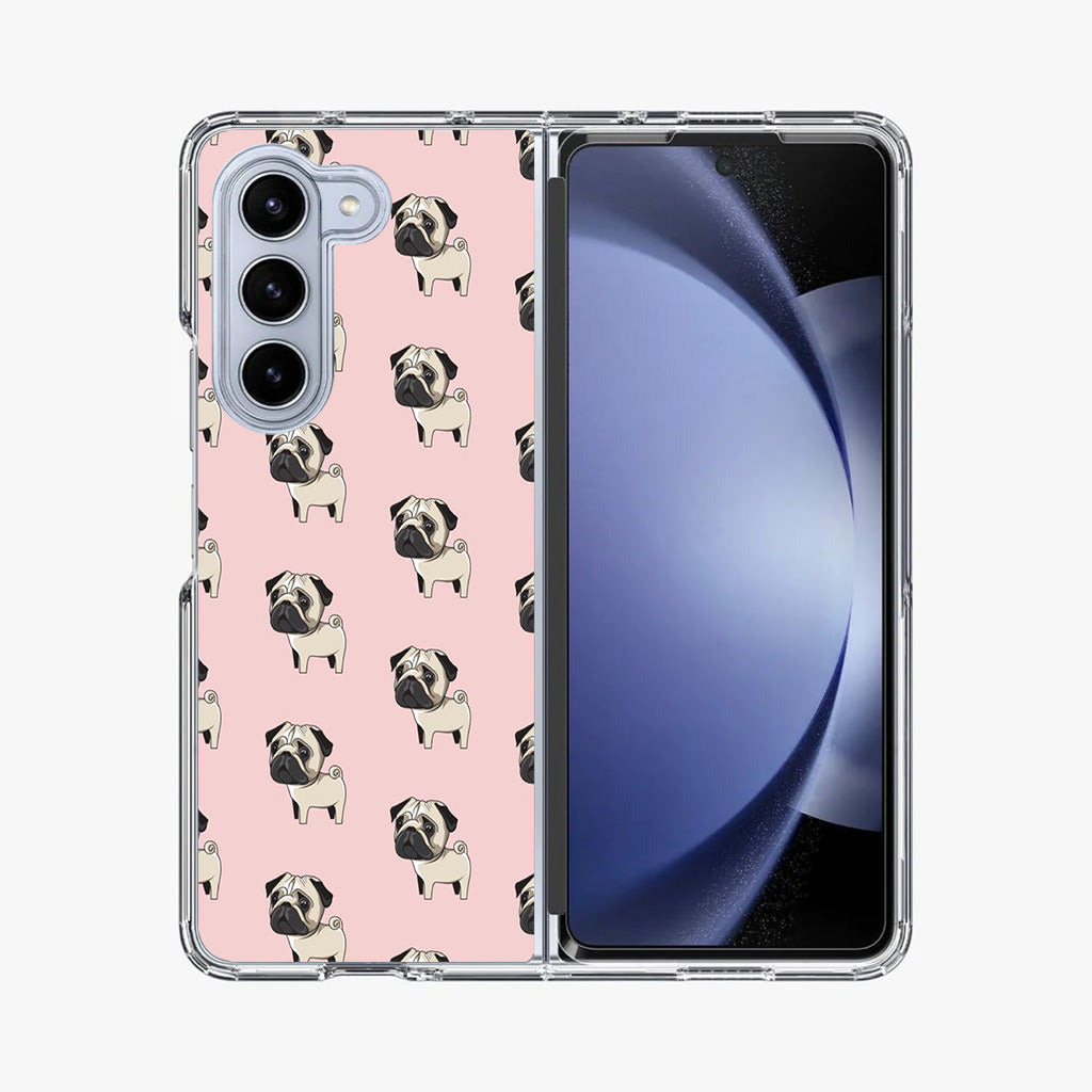 Pugs Pattern Samsung Galaxy Z Fold 5 Case