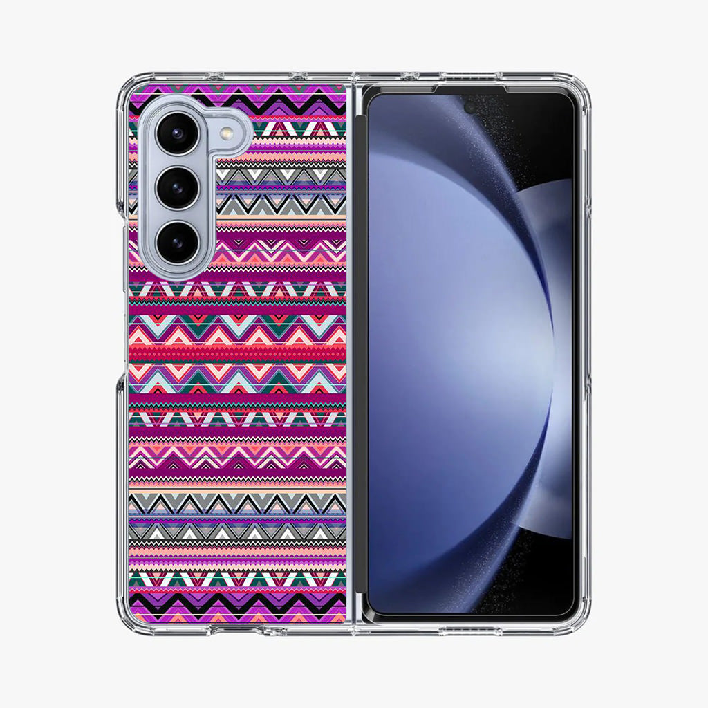 Purple Aztec Art Samsung Galaxy Z Fold 5 Case