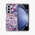 Purple Marble Samsung Galaxy Z Fold 5 Case