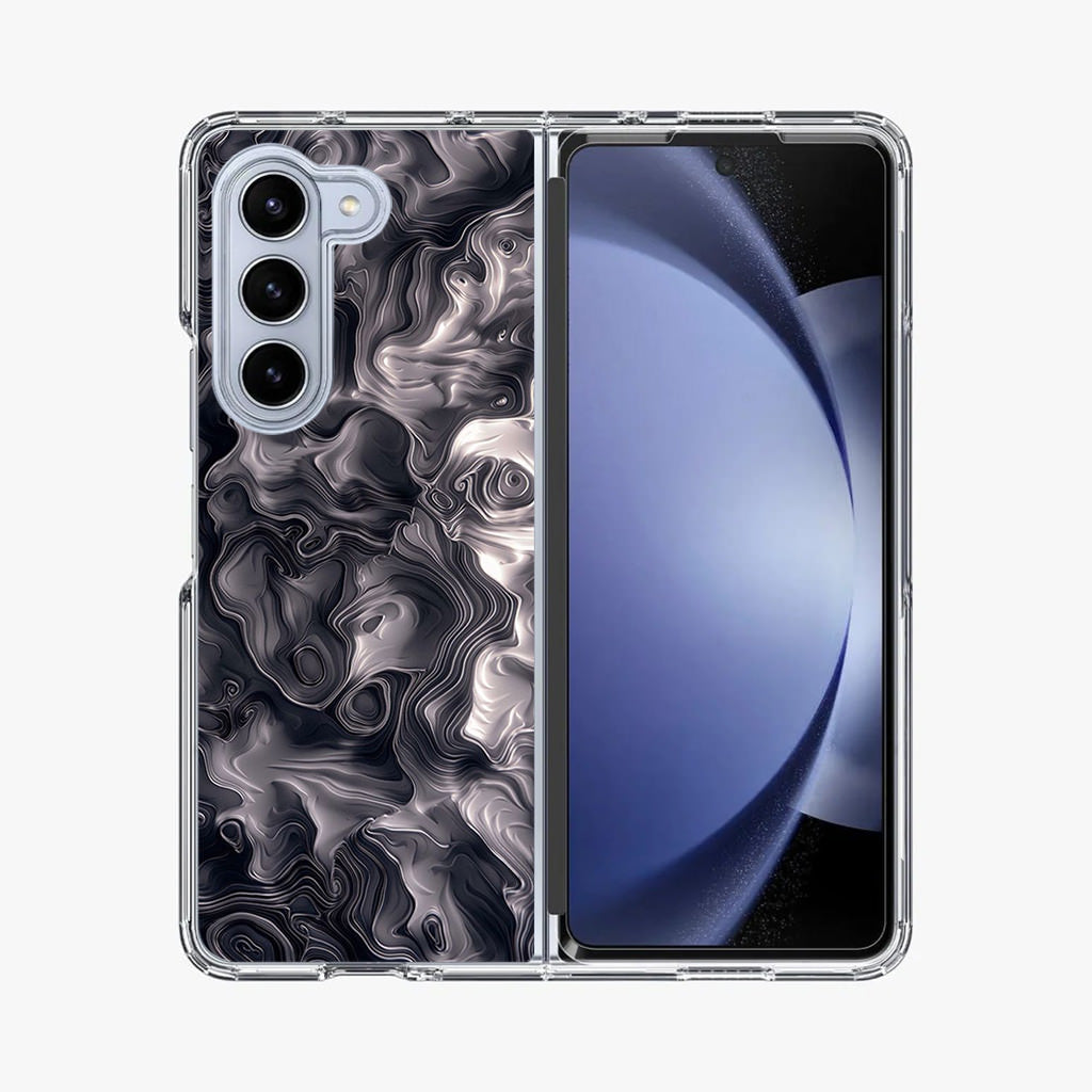 Quicksilver Abstract Art Samsung Galaxy Z Fold 5 Case