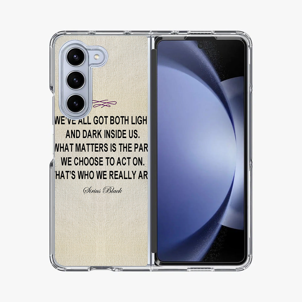 Sirius Black Quote Samsung Galaxy Z Fold 5 Case