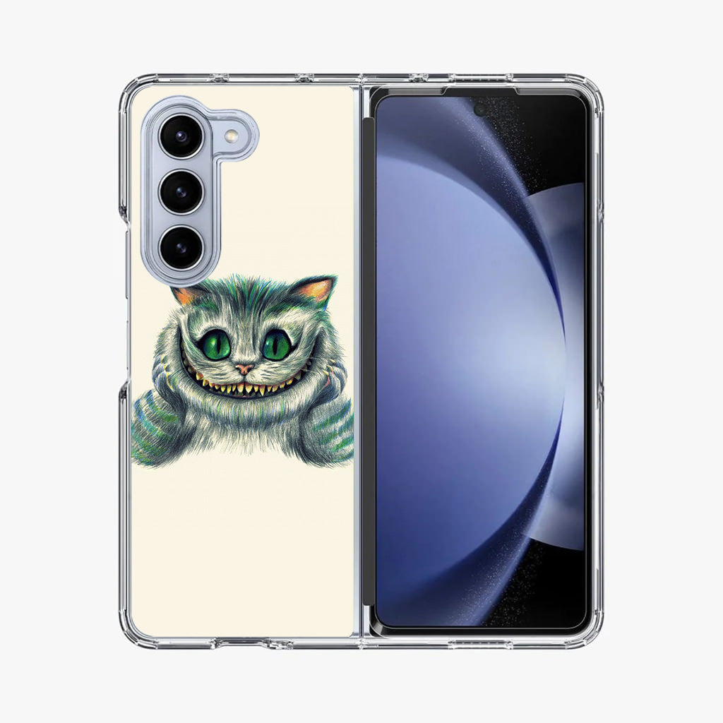 Smile Cat Samsung Galaxy Z Fold 5 Case