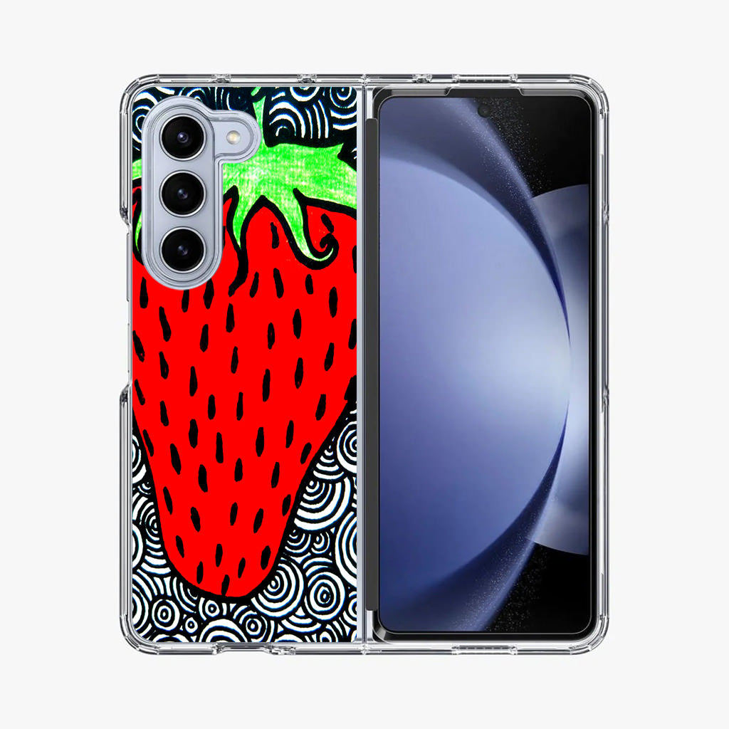 Strawberry Fields Forever Samsung Galaxy Z Fold 5 Case