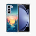Sunset at The River Samsung Galaxy Z Fold 5 Case