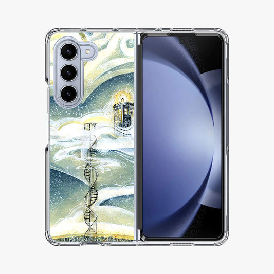 Tardis Cloud Samsung Galaxy Z Fold 5 Case