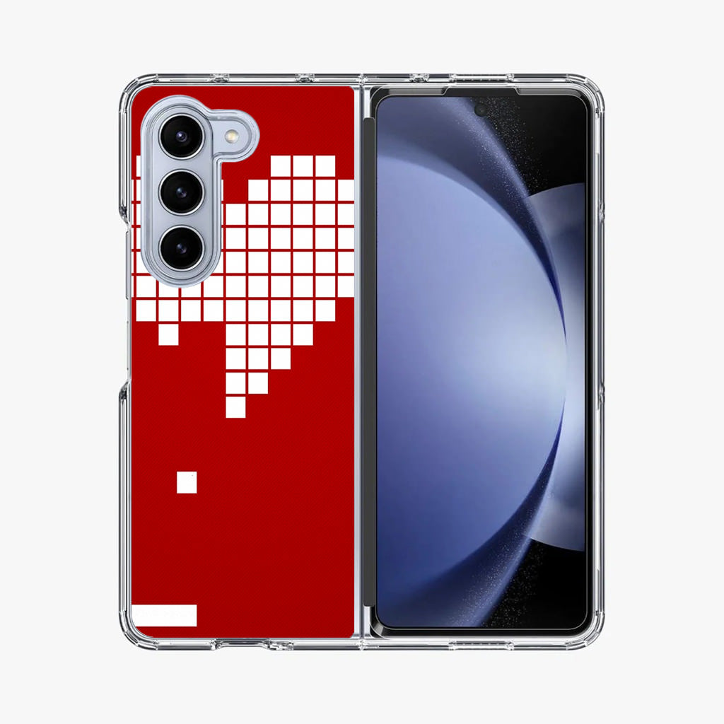 Tetris Heart Samsung Galaxy Z Fold 5 Case