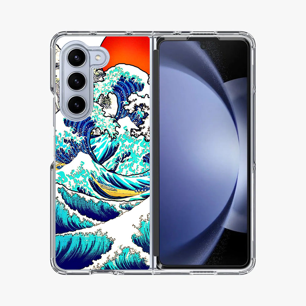 The Great Wave off Kanagawa Samsung Galaxy Z Fold 5 Case