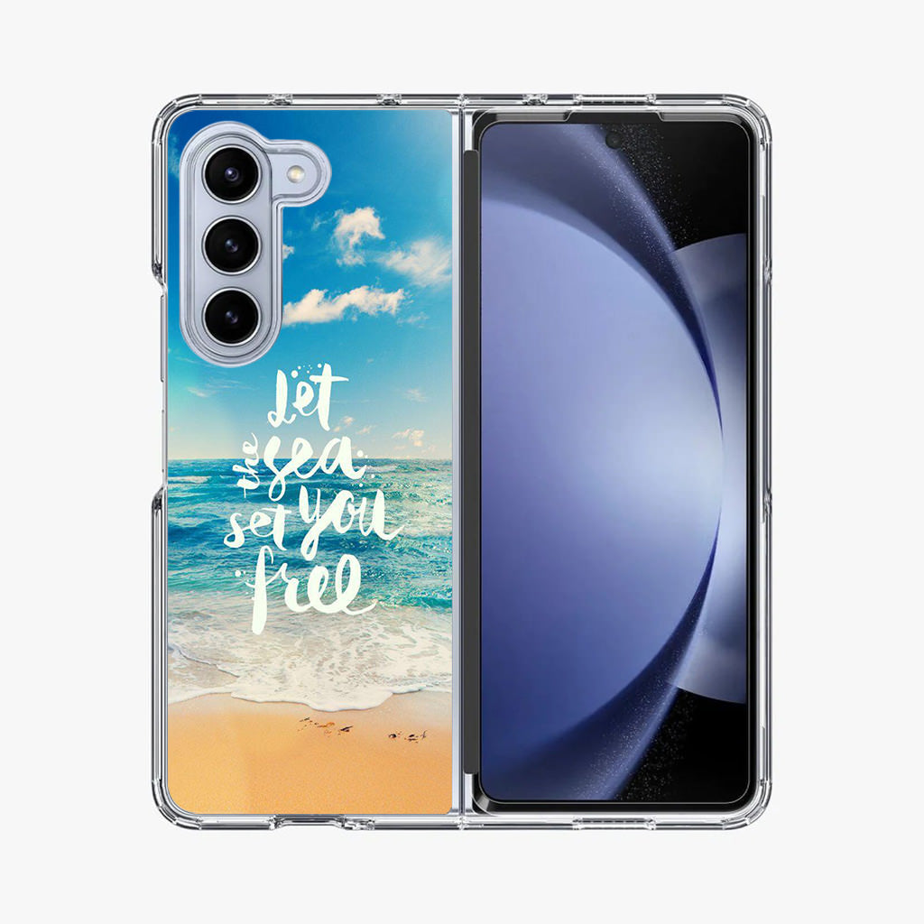 The Sea Set You Free Samsung Galaxy Z Fold 5 Case