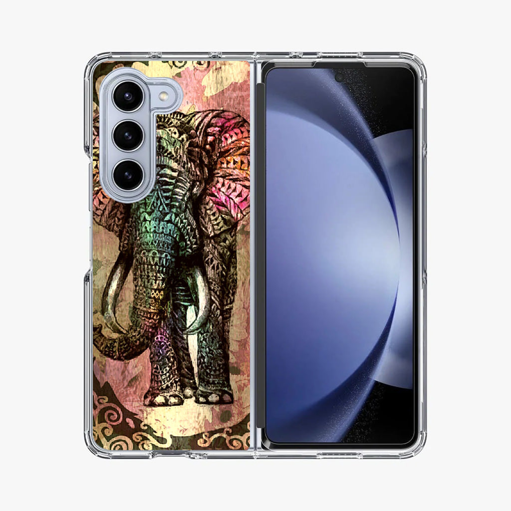 Tribal Elephant Samsung Galaxy Z Fold 5 Case