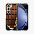 Unwrapped Chocolate Bar Samsung Galaxy Z Fold 5 Case