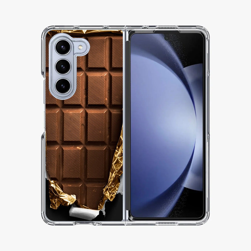 Unwrapped Chocolate Bar Samsung Galaxy Z Fold 5 Case