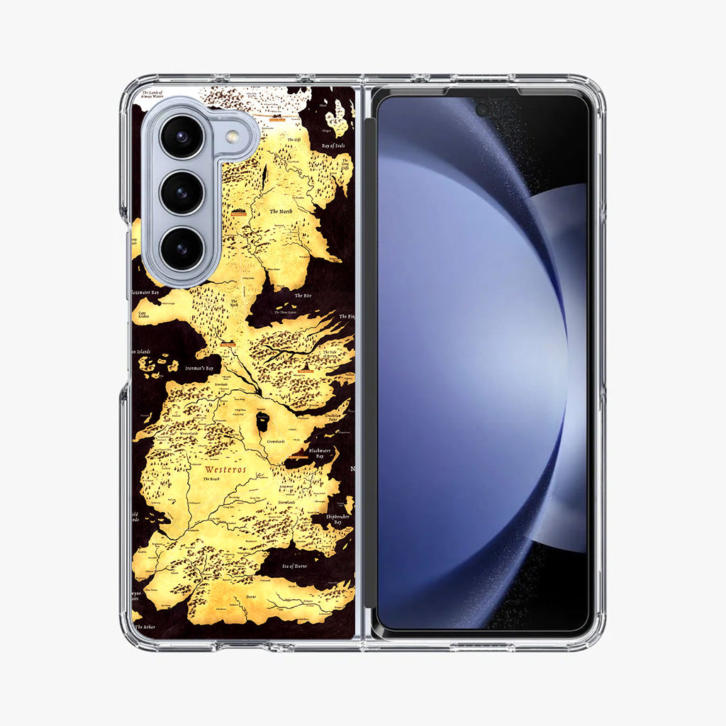 Westeros Map Samsung Galaxy Z Fold 5 Case