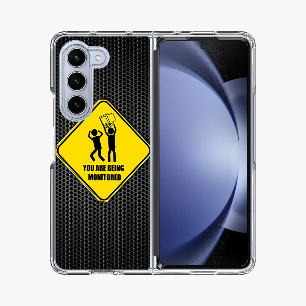 You Are Being Monitored Samsung Galaxy Z Fold 5 Case