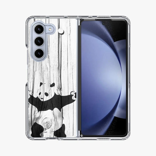 Banksy Graffiti Panda Samsung Galaxy Z Fold 5 Case