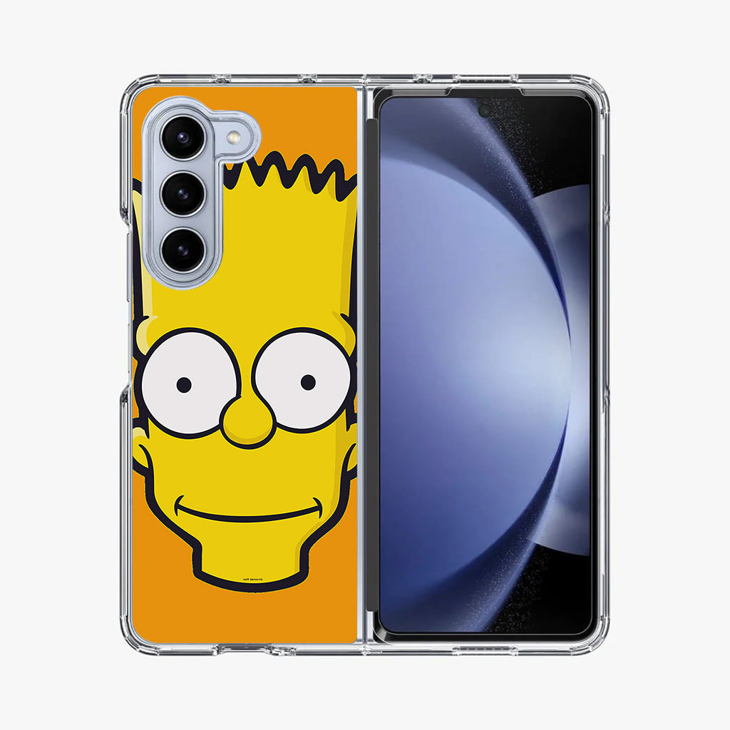 Bart Yellow Face Samsung Galaxy Z Fold 5 Case