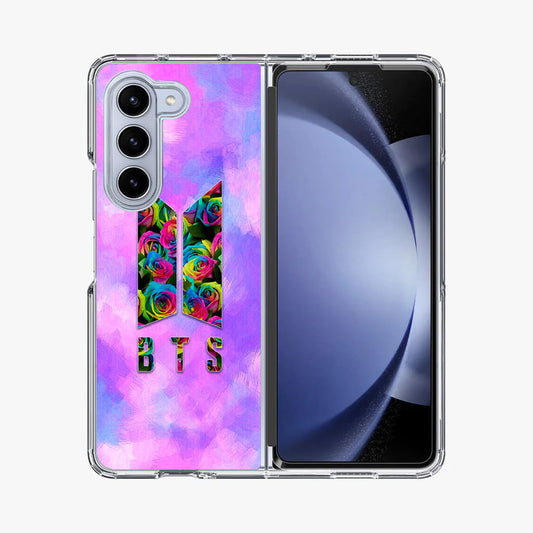 BTS Flower Logo Samsung Galaxy Z Fold 5 Case