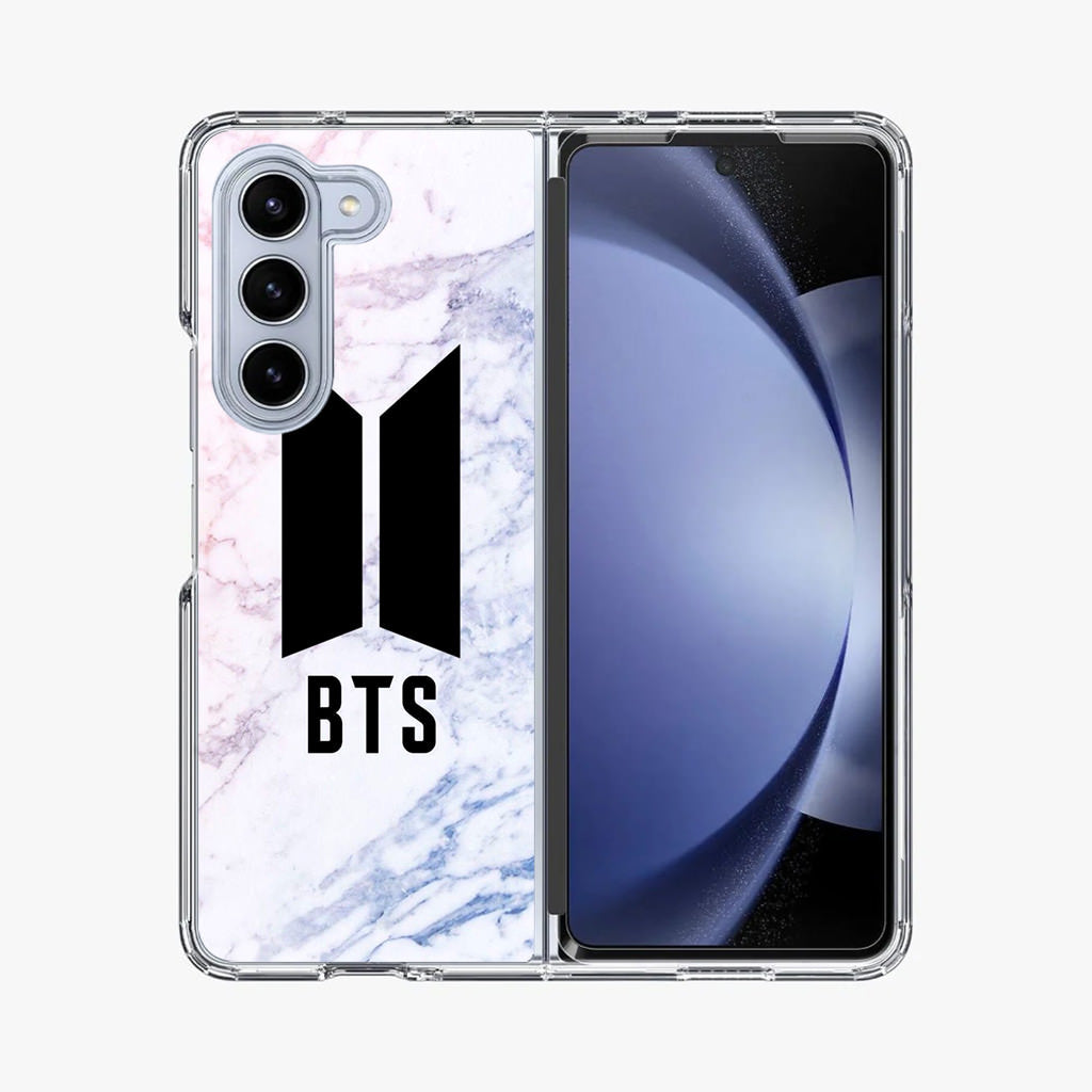 BTS Marble Samsung Galaxy Z Fold 5 Case