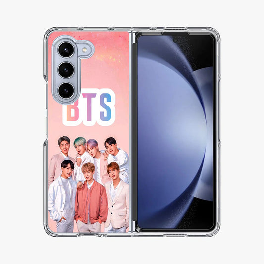 BTS Member in Pink Samsung Galaxy Z Fold 5 Case