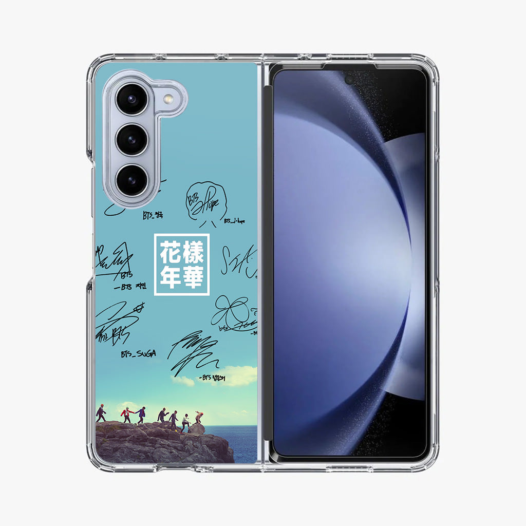 BTS Signature Samsung Galaxy Z Fold 5 Case