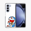 Doraemon Minimalism Samsung Galaxy Z Fold 5 Case