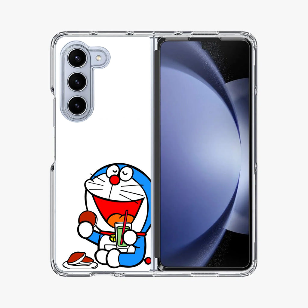 Doraemon Minimalism Samsung Galaxy Z Fold 5 Case