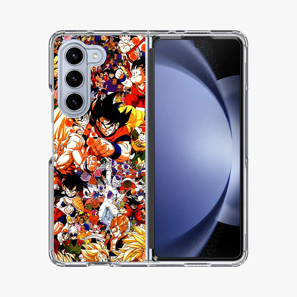 Dragon Ball All Characters Samsung Galaxy Z Fold 5 Case