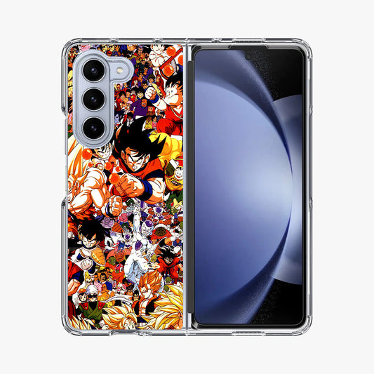 Dragon Ball All Characters Samsung Galaxy Z Fold 5 Case