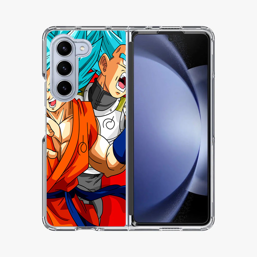 Dragon Ball Super SSGSS Goku And Vegeta Samsung Galaxy Z Fold 5 Case