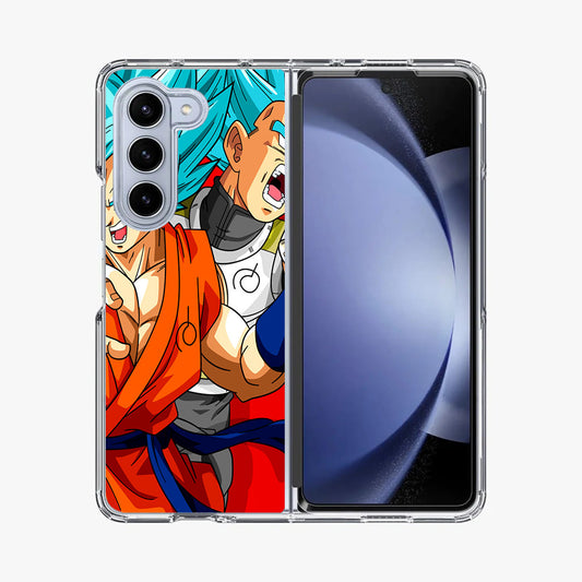 Dragon Ball Super SSGSS Goku And Vegeta Samsung Galaxy Z Fold 5 Case