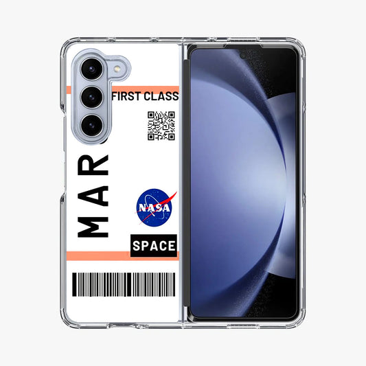 First Class Ticket To Mars Samsung Galaxy Z Fold 5 Case