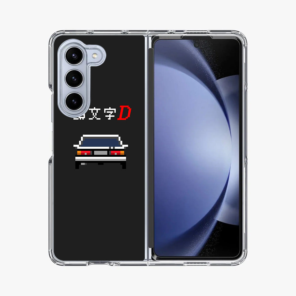 Initial D Pixel Art Samsung Galaxy Z Fold 5 Case