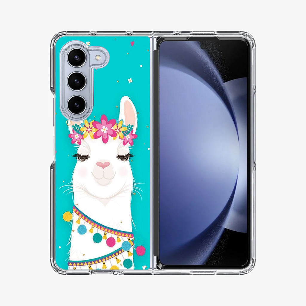 Llama Art Samsung Galaxy Z Fold 5 Case