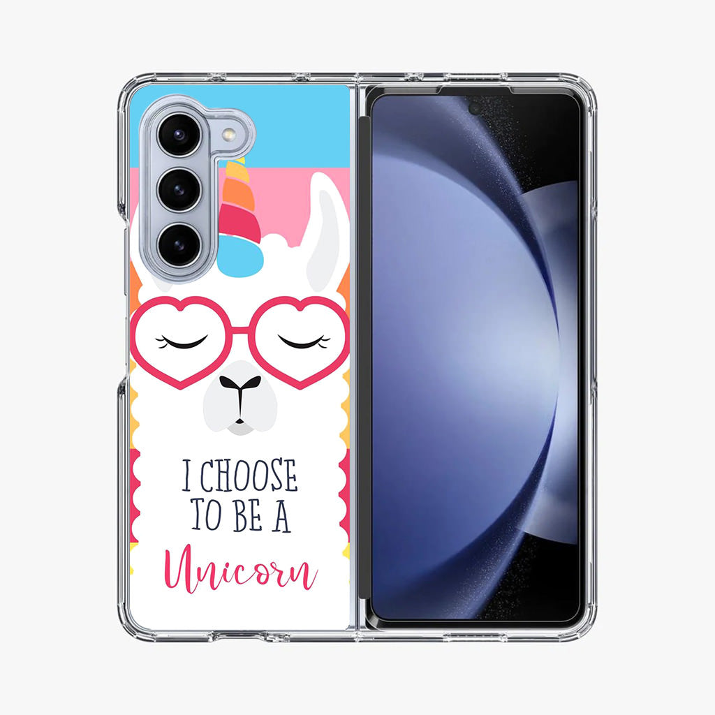 Llama Unicorn Samsung Galaxy Z Fold 5 Case