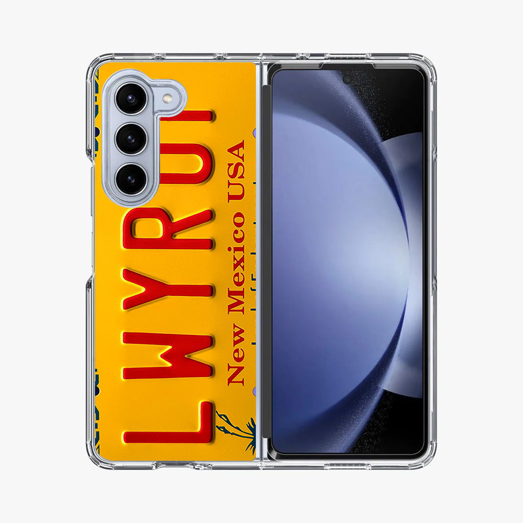 LWYRUP License Plate Samsung Galaxy Z Fold 5 Case