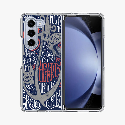 Mayday Parade You Be The Anchor Samsung Galaxy Z Fold 5 Case