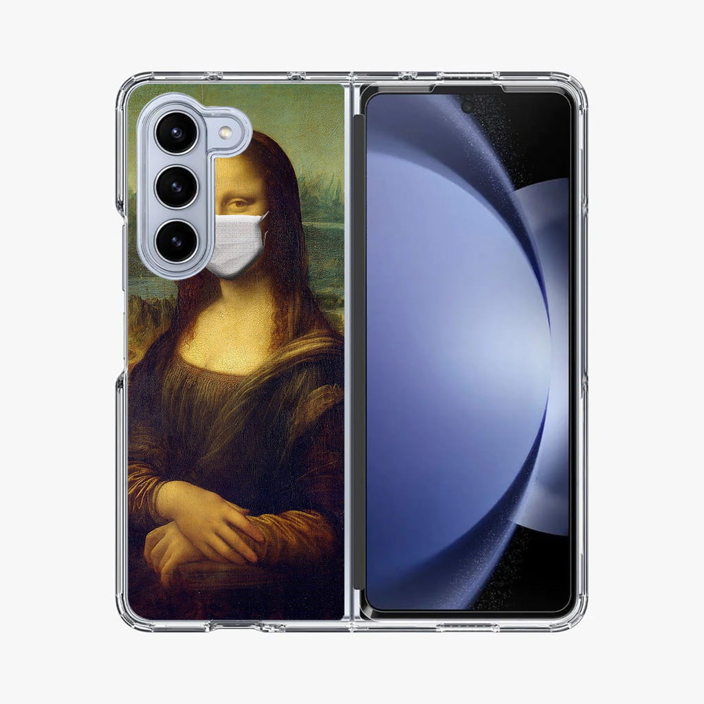 Monalisa In Pandemic Samsung Galaxy Z Fold 5 Case