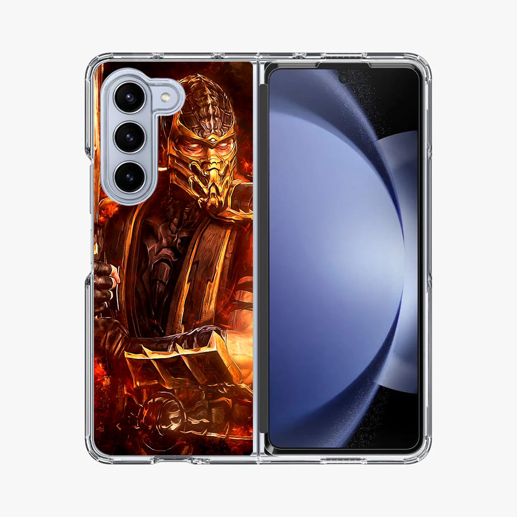 Mortal Kombat Scorpion Samsung Galaxy Z Fold 5 Case