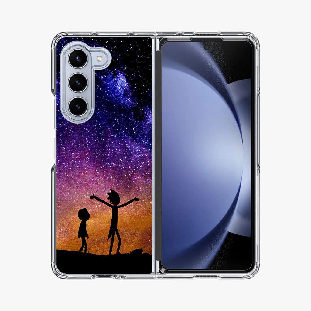 Morty Space Nebula Samsung Galaxy Z Fold 5 Case