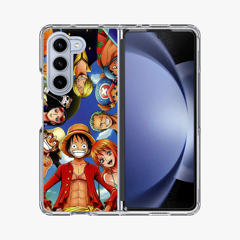 One Piece Luffy Crew Samsung Galaxy Z Fold 5 Case