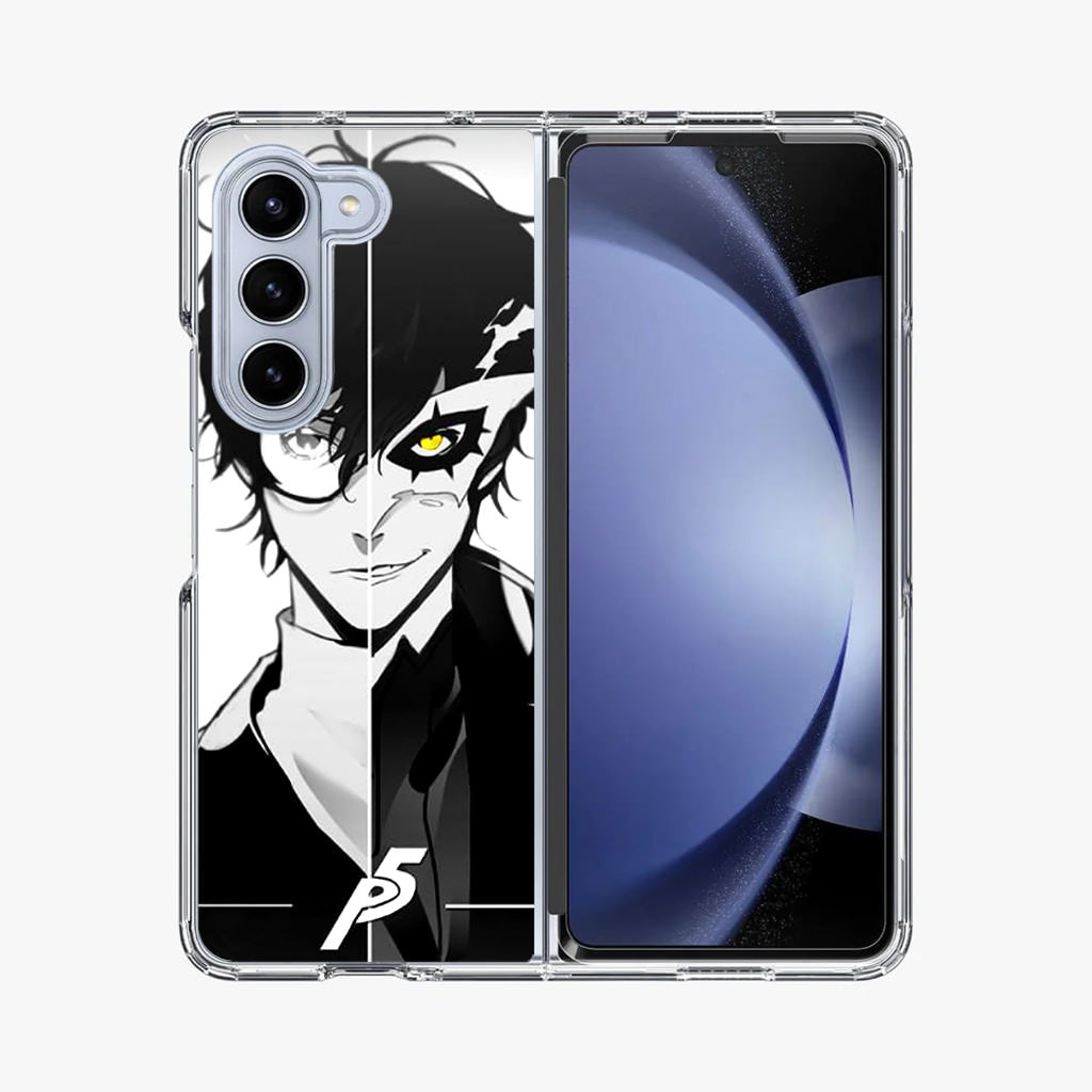 Protagonist Transform Black White Samsung Galaxy Z Fold 5 Case