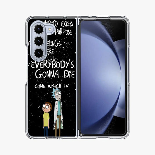 Rick And Morty Quotes Samsung Galaxy Z Fold 5 Case