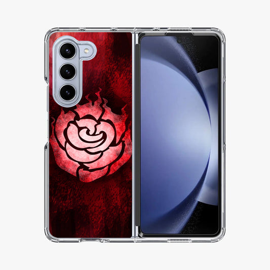 RWBY Ruby Rose Symbol Samsung Galaxy Z Fold 5 Case