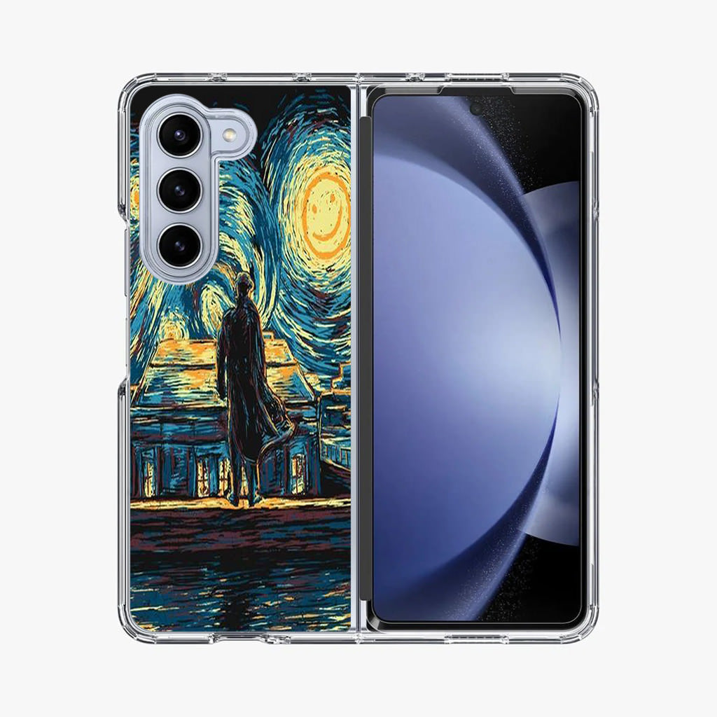 Sherlock Starry Night Samsung Galaxy Z Fold 5 Case