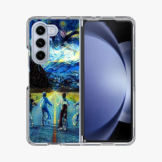 Stranger At Starry Night Samsung Galaxy Z Fold 5 Case